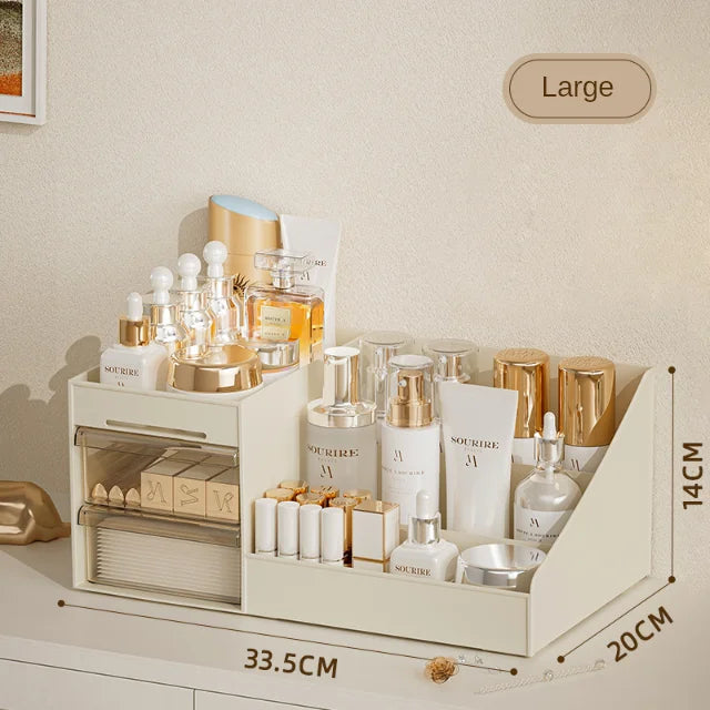 Transparent Drawer Style Makeup Organizer