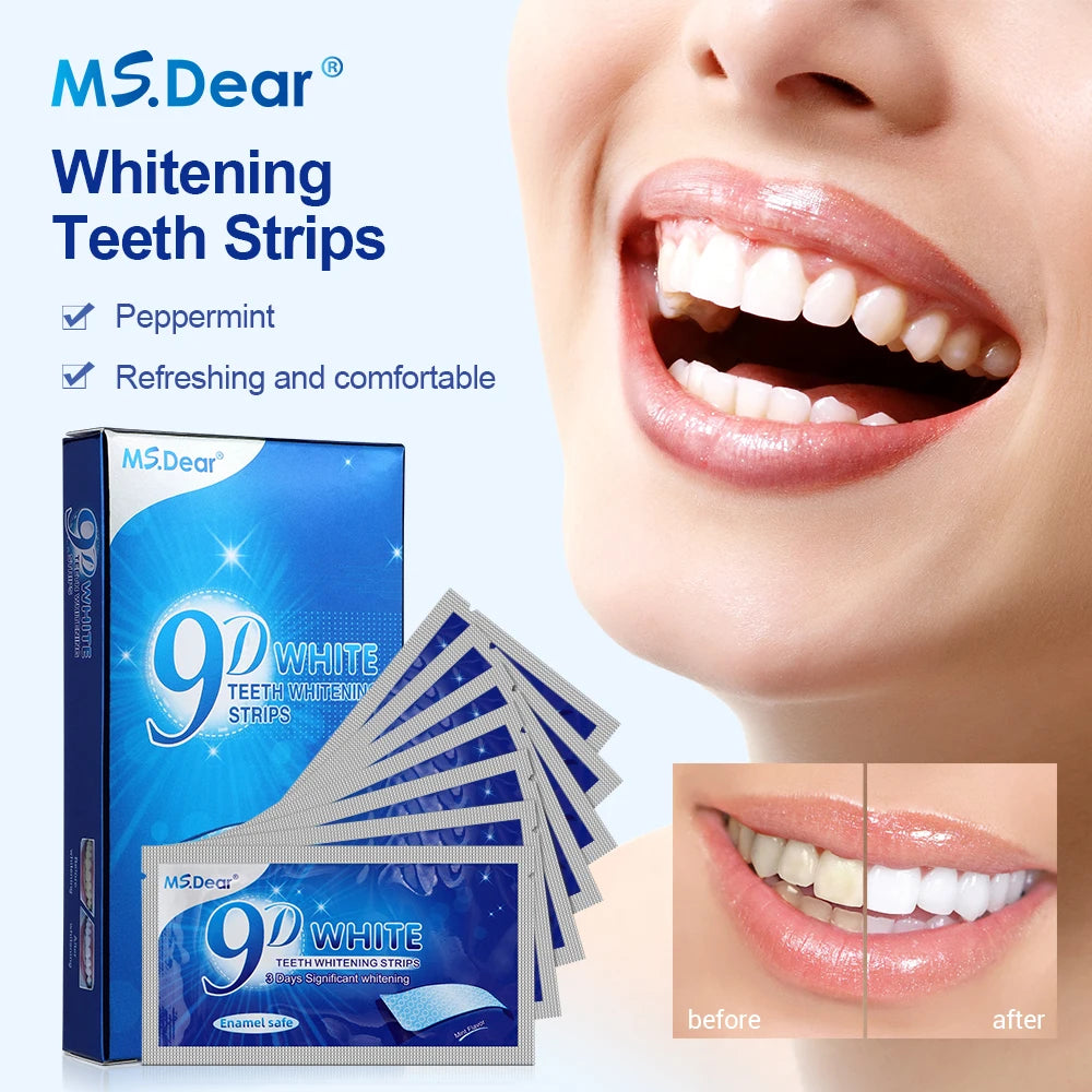 9D Teeth Whitening Stickers