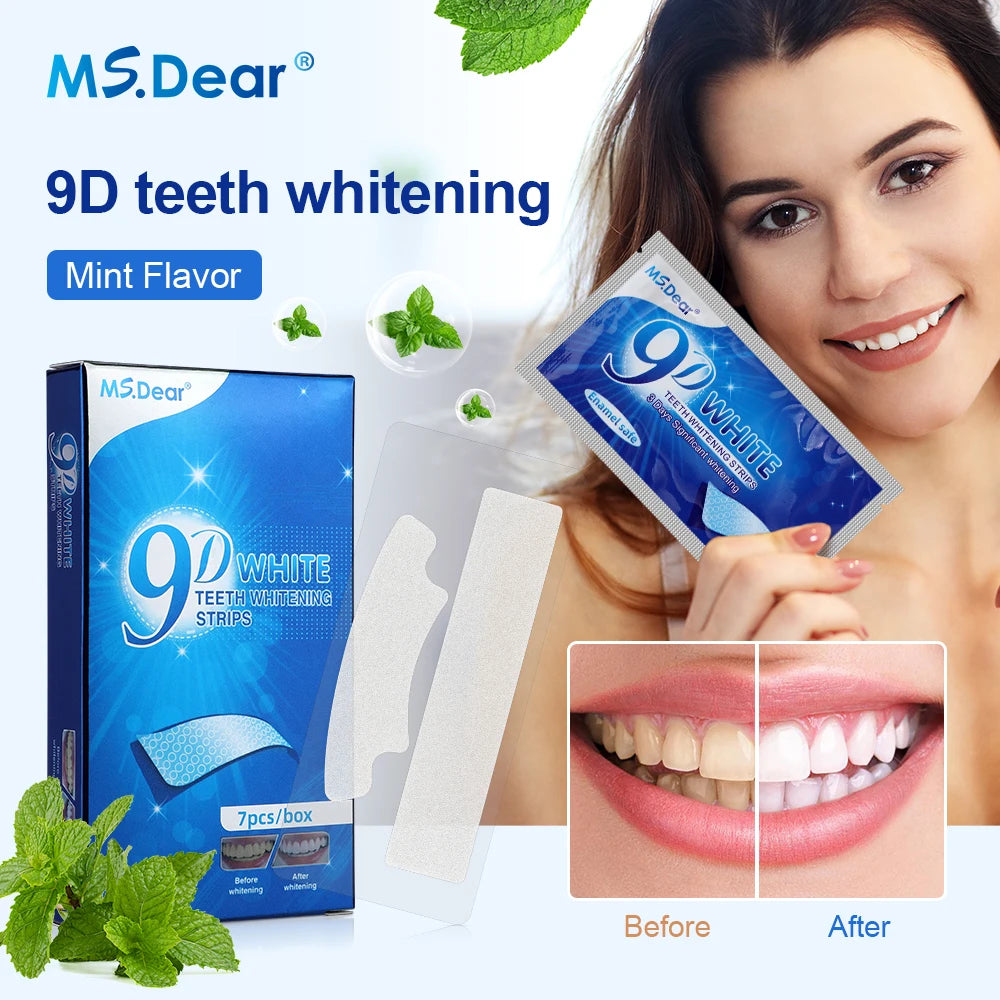 9D Teeth Whitening Stickers