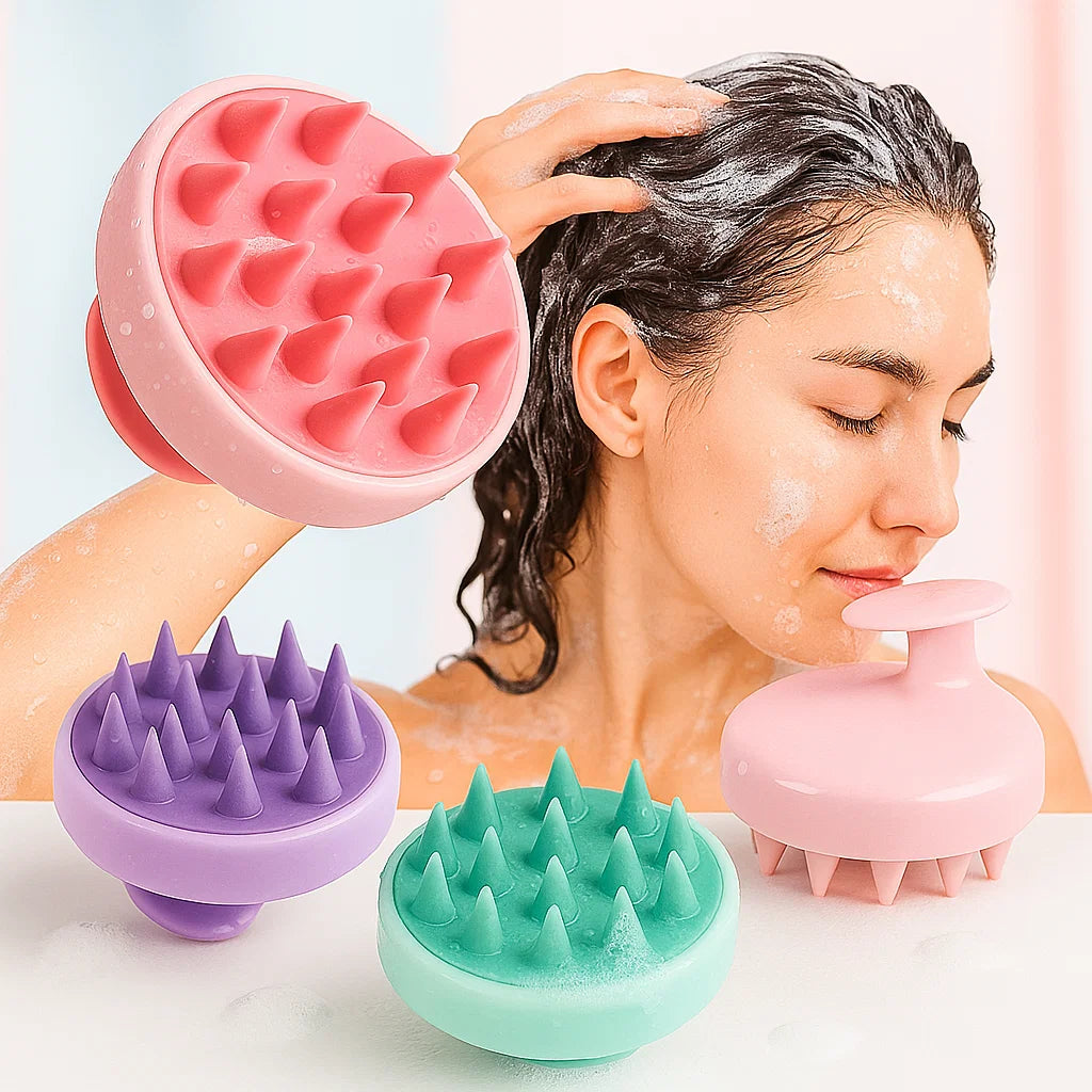 Silicone Scalp Shampoo Brush